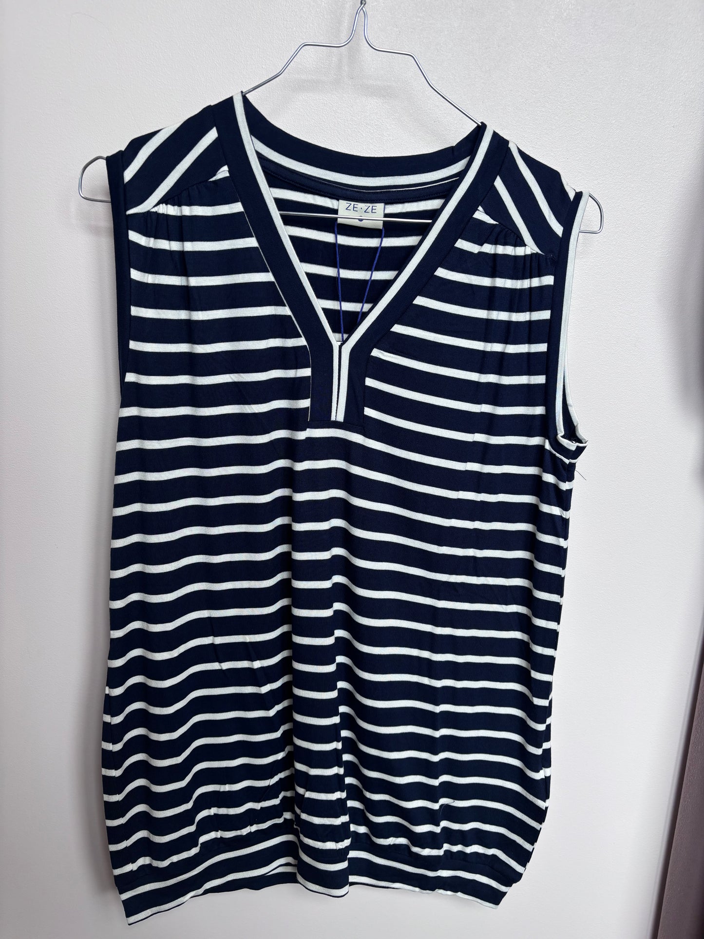 Fay toppur - Navy/White Stripe