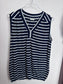 Fay toppur - Navy/White Stripe