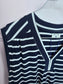 Fay toppur - Navy/White Stripe