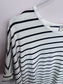 Fay t-shirt - Cream/Black stripe