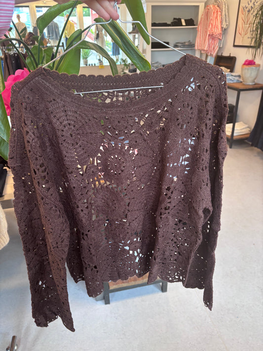 New Yvonne Blusa - Coffee Bean