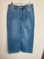 Glance niðurdeilur - Medium blue denim