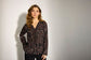 Imane Blusa - Brown/Black Flower