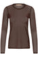 Laya Mesh Blus - Brown Dot