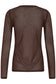 Laya Mesh Blus - Brown Dot