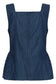 Mone Michelle Top - Blue Rinse Wash