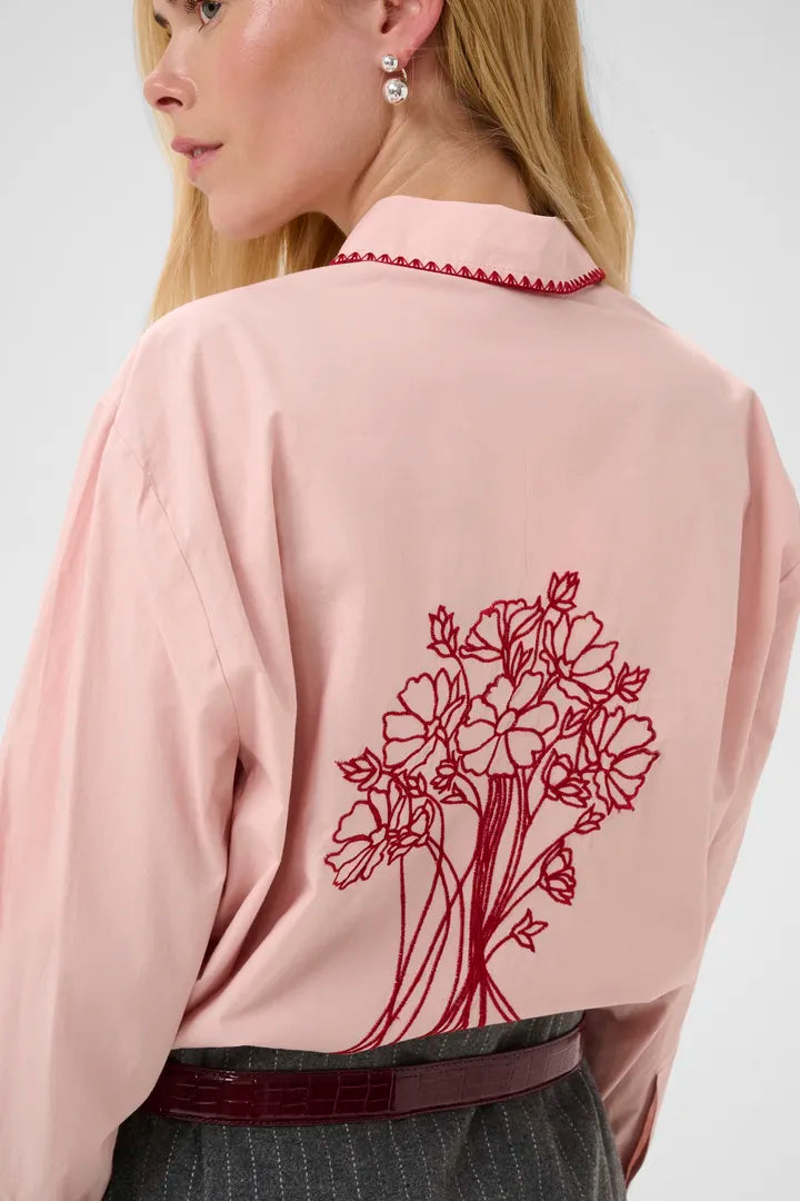 Malena Olena Shirt - Pale Mauve