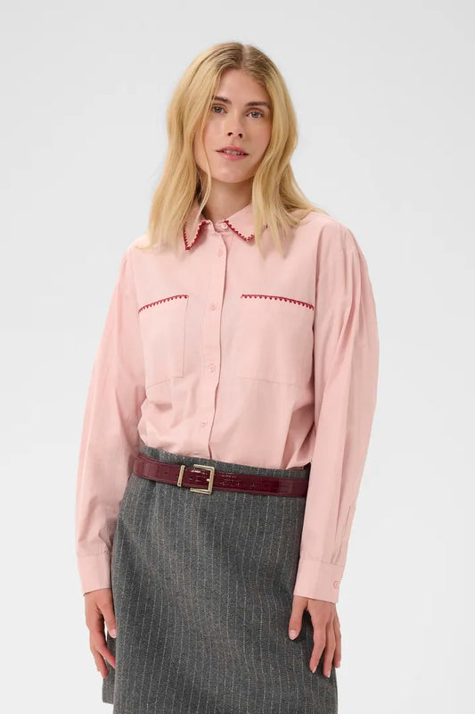 Malena Olena Shirt - Pale Mauve
