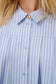 Manga Shirt - Blue/White Stripes
