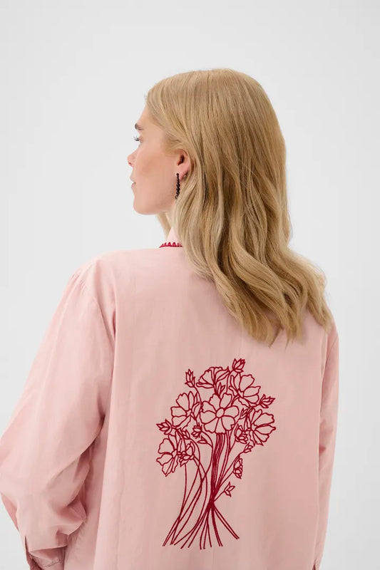 Malena Olena Shirt - Pale Mauve