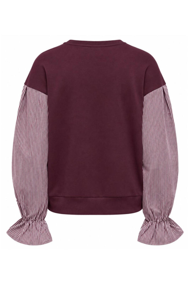 Nina Sweat Mix Blusa - Fig Stripe