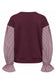 Nina Sweat Mix Blusa - Fig Stripe