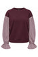 Nina Sweat Mix Blusa - Fig Stripe