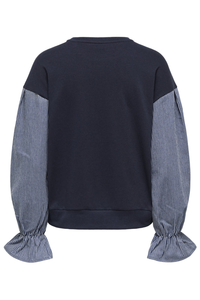 Nina Sweat Mix Blusa - Navy