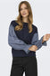 Nina Sweat Mix Blusa - Navy