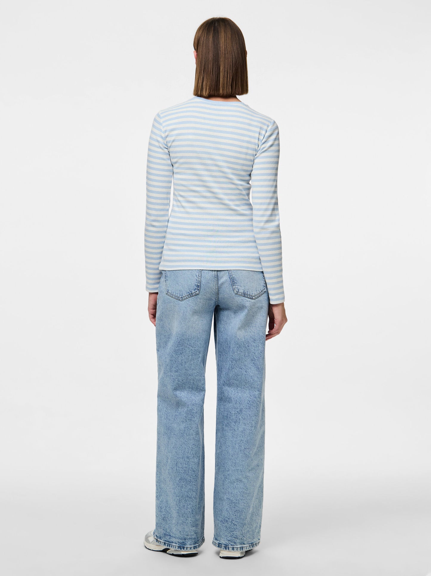 Ruka blusa - Cashmere Blue/Cloud Dancer