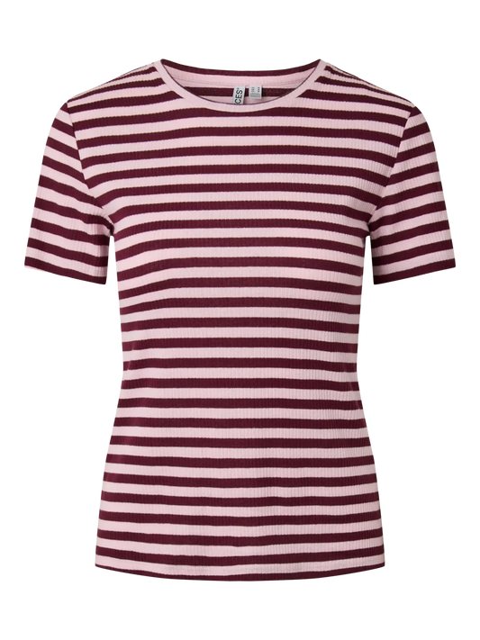 Ruka T-Shirt - Bordeux/pink