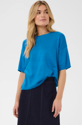 Mila Boxy Pullower - Blue