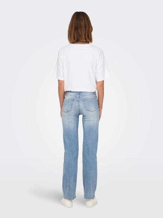 Blush straight jeans - Light blue denim