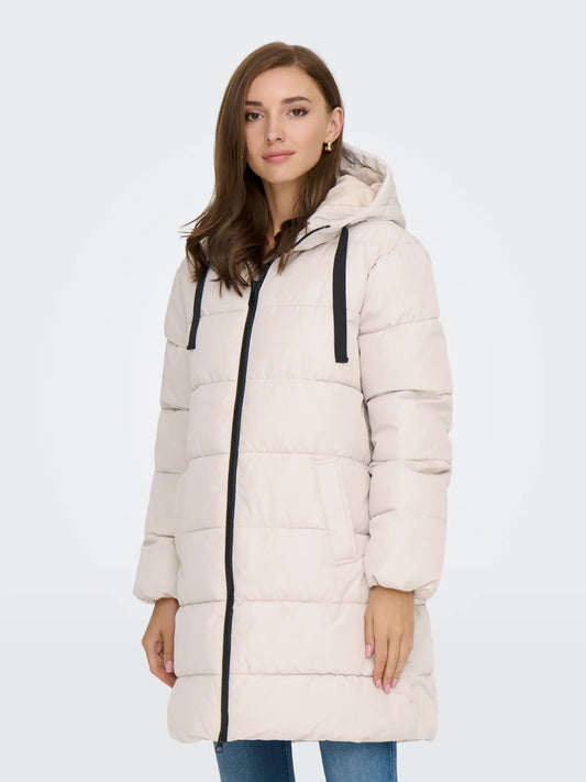 Clair Puffer Jakki - Pumice Stone