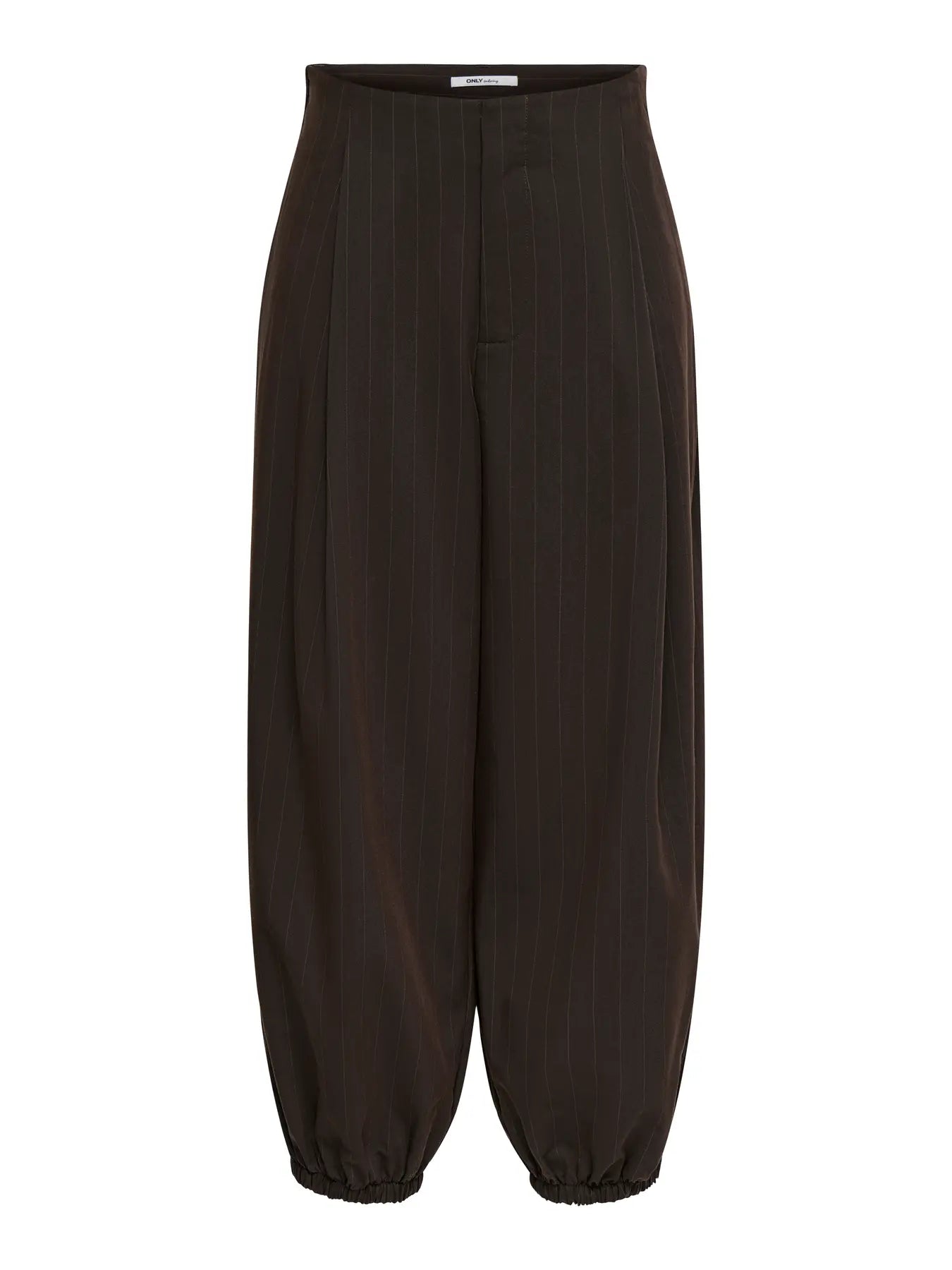 Only Rumba-Alden Ballon Pant - Brown/Pinstripe