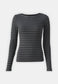 Trista blusa - Black/Magnet