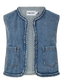 Bell vestur - Light Blue Denim
