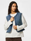 Bell vestur - Light Blue Denim