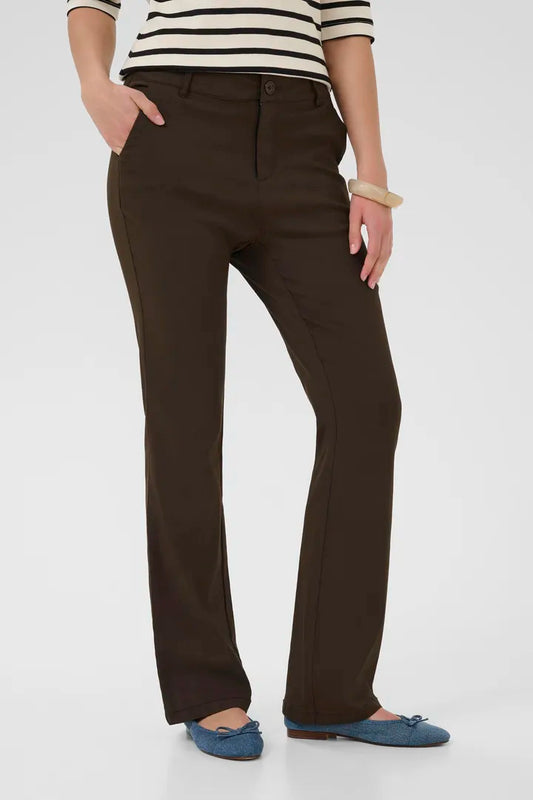 Benghta Long Flare Pants - Black
