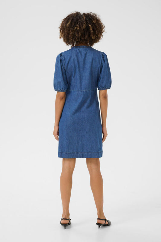 Berteline Arpa Kjóli - Dark Blue Wash