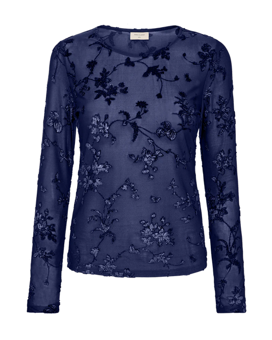 Biska Mesh Blusa - Patriot Blue