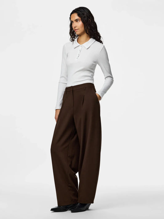 Bosella Barrel Buksur - Hot Fudge Brown