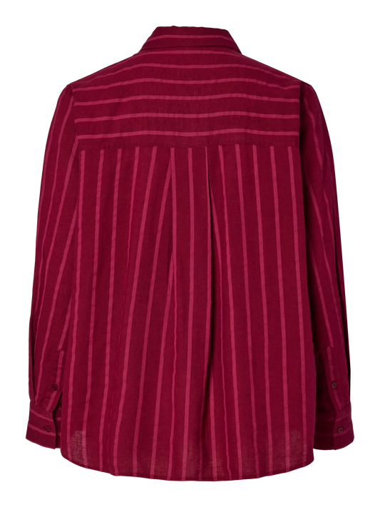 Bovie shirt - Raspberry radiance/Stripes