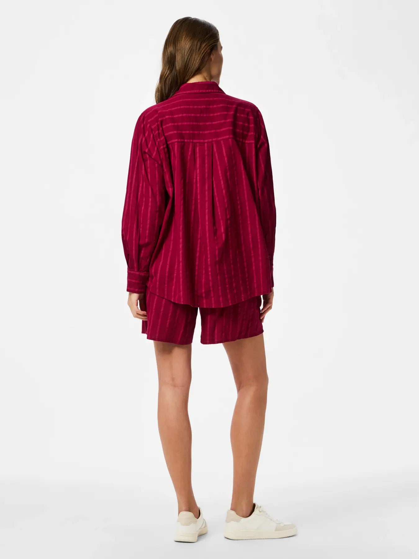 Bovie shirt - Raspberry radiance/Stripes