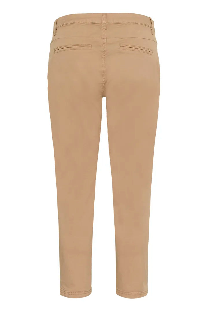 Brita Cropped Buksur - Sand Dune