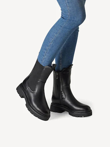 Chelsea Styvlar - Black Leðurlook