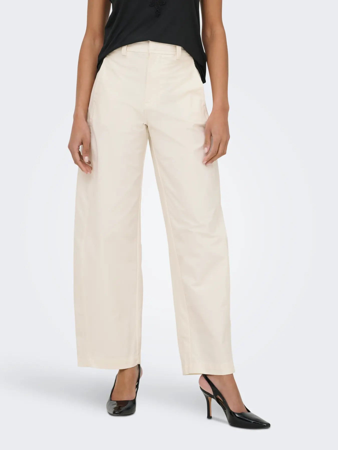 Clair Barrel Pants - tofu
