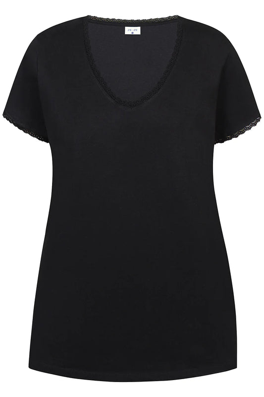 Daria T-shirt v.Blondukant - Svart