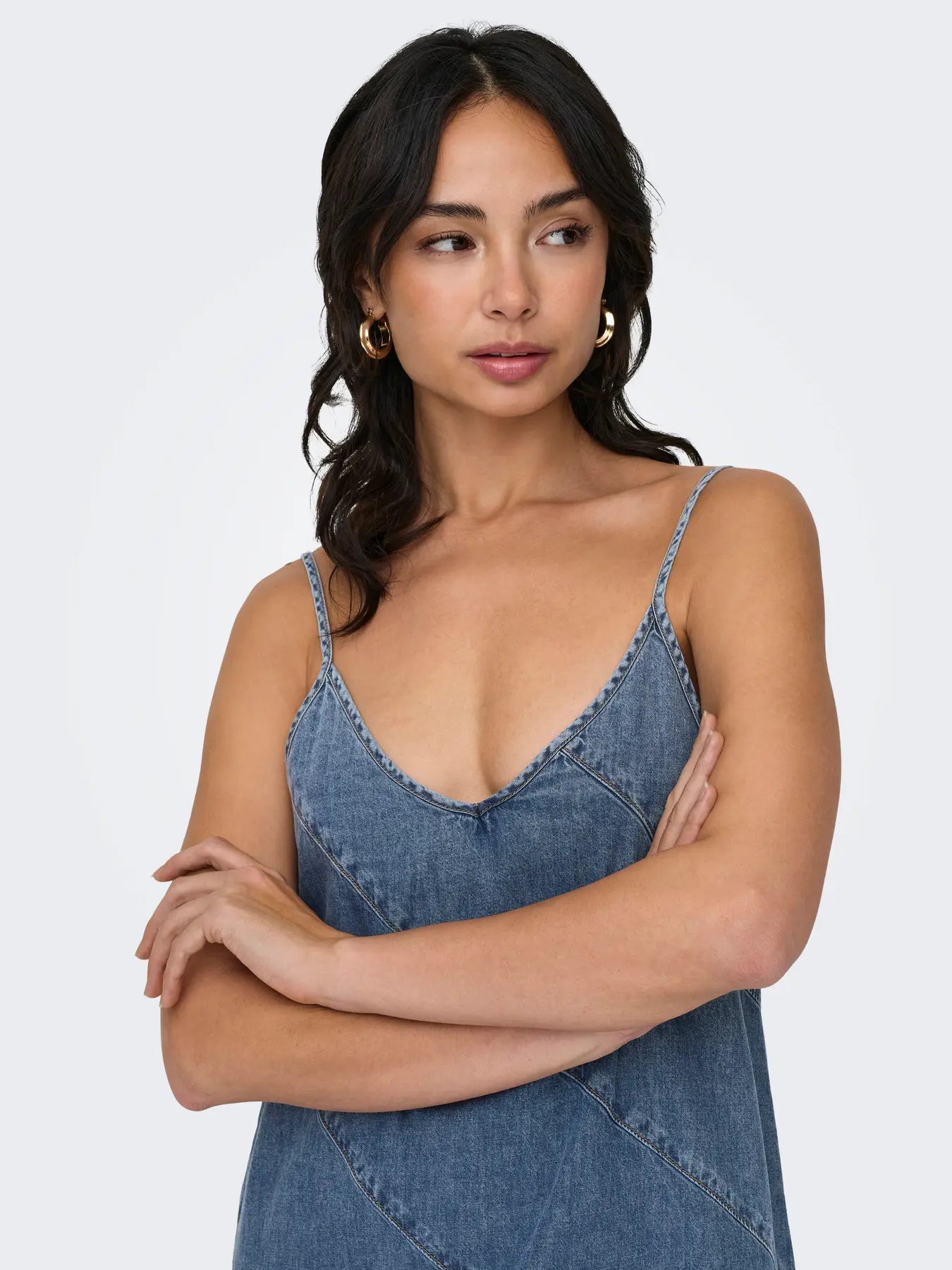 Dia kjóli - Light blue denim