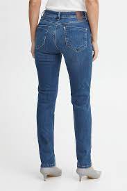 Sandra HW Jeans Medium Blue