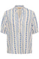 Hollie Blusa - Blue/White Graphic