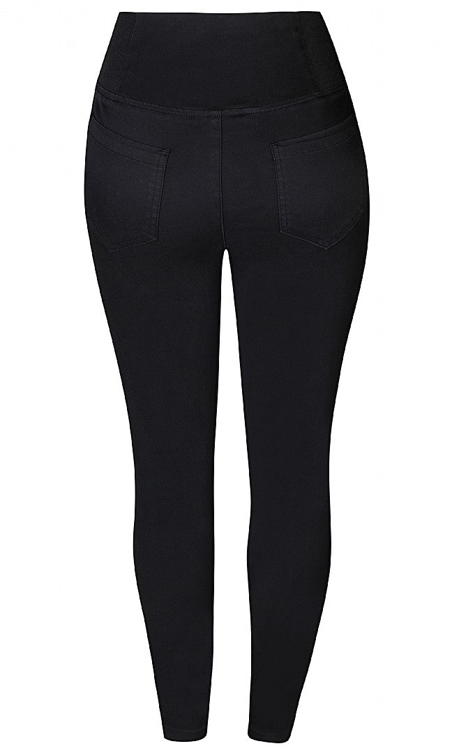 Pixie Jean Leggings - Black