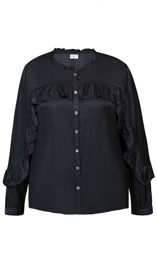 Rose Blusa - Black