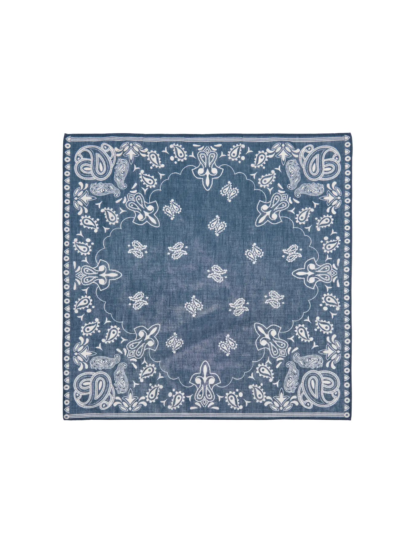 Isabella Turriklæð - Navy Paisley