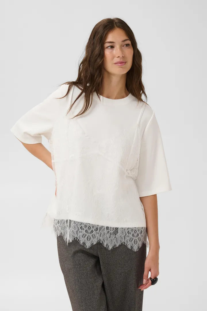 Karla Chabrina T-Shirt - Cream