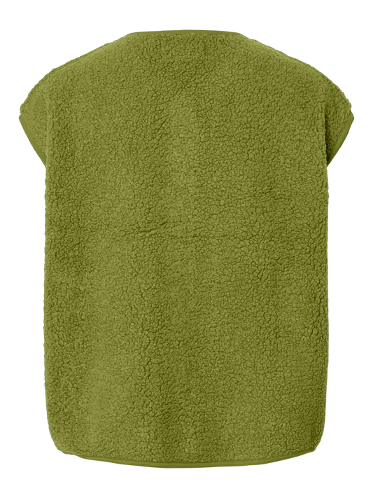 Katty Teddy Vest - Sphagnum Green