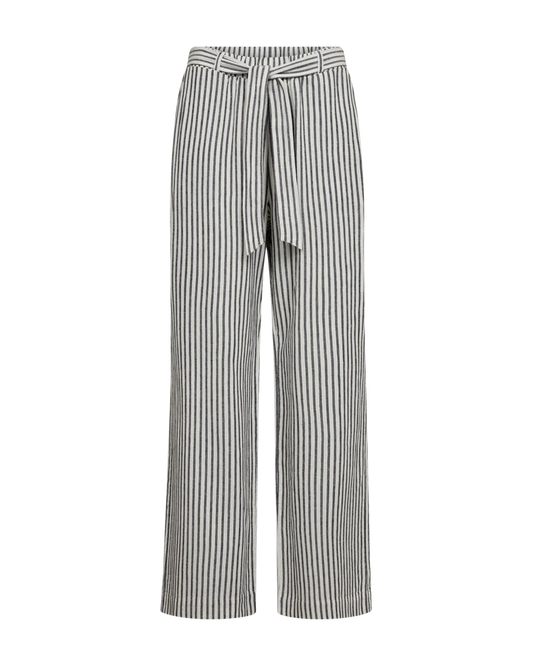 Lavisco Buksur - Off White/Navy Stripe