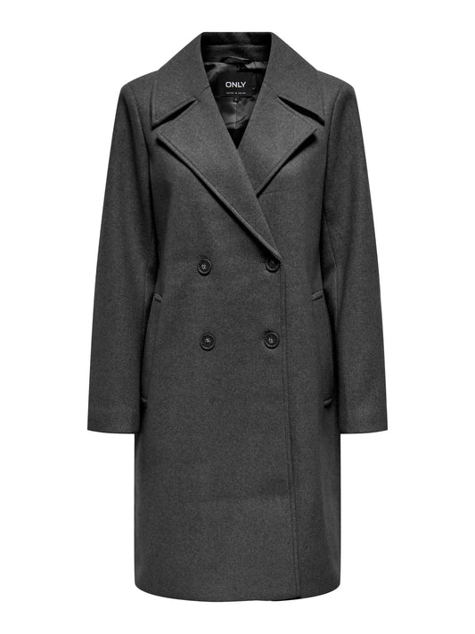 Ladina frakki - Dark Grey Melange