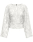 Nadia Ruching Top - Creme