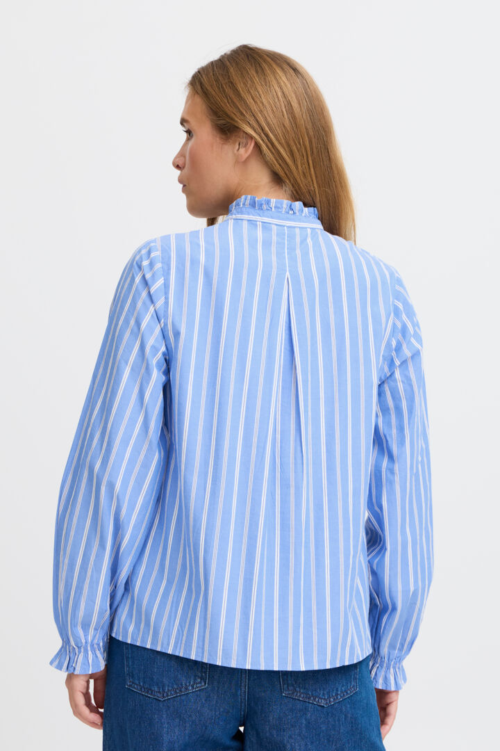 Maiken Blusa - Marina Blue Stripe